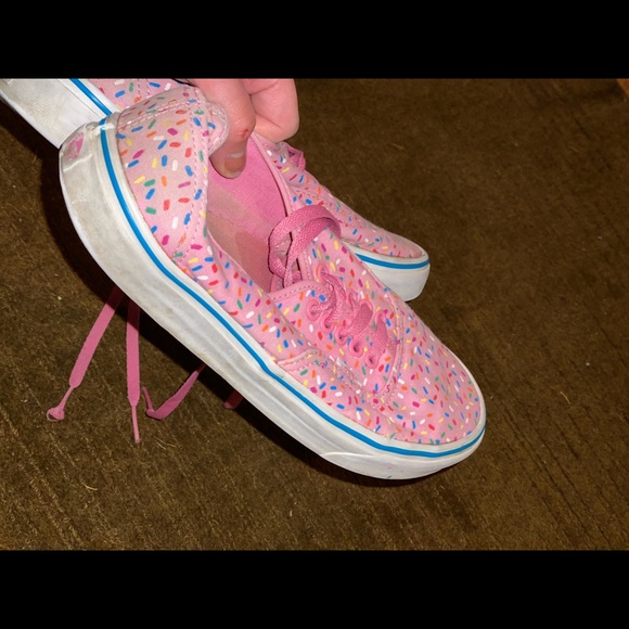 RARE Pink Sprinkle Vans - Picture 4 of 5